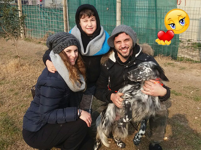 Silver con la famiglia
